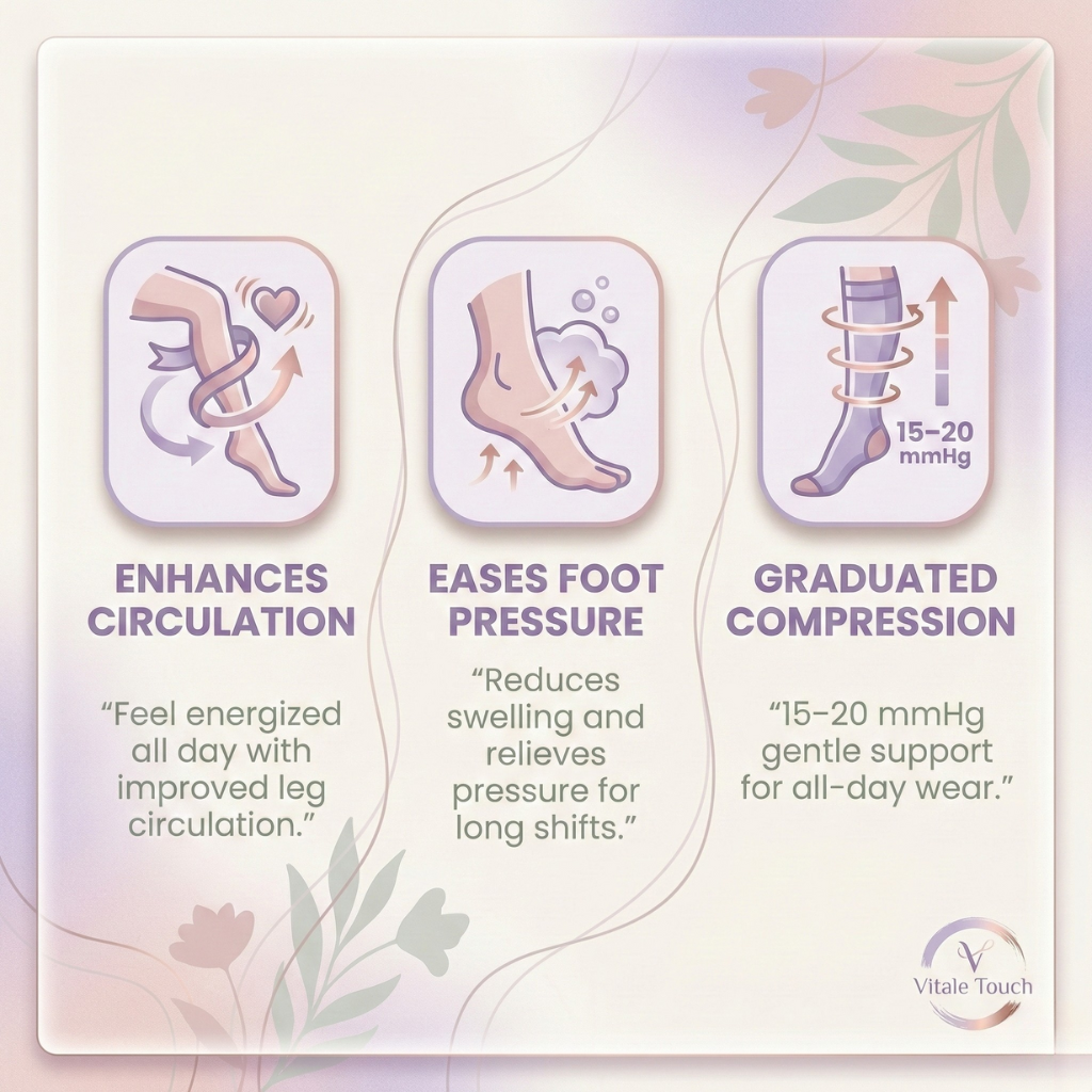 Vitalé Touch Compression Socks